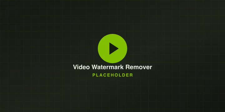 AI Video Watermark Remover